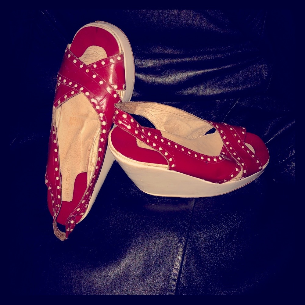 Vintage red shoes - Picture 1 of 1